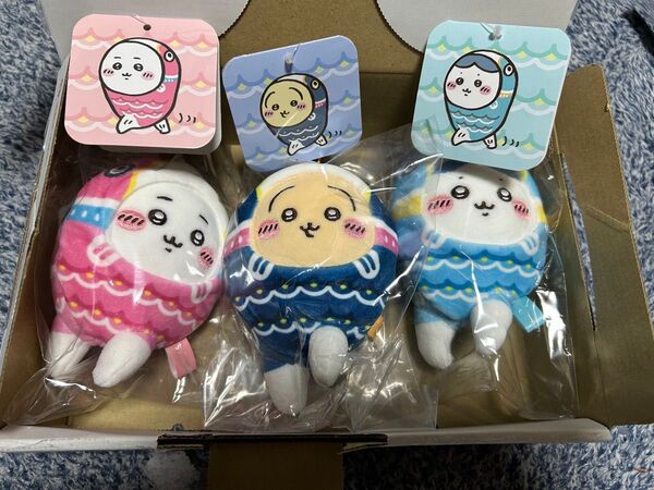 【3個セット】ちいかわ こいのぼりなマスコット ハチワレ うさぎ ちいかわ