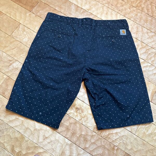 carhartt ハーフパンツ ドット柄 ブラック メンズ