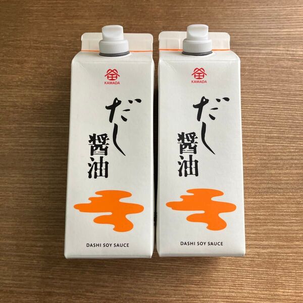 鎌田醤油 だし醤油 紙パック 500ml 2本セット