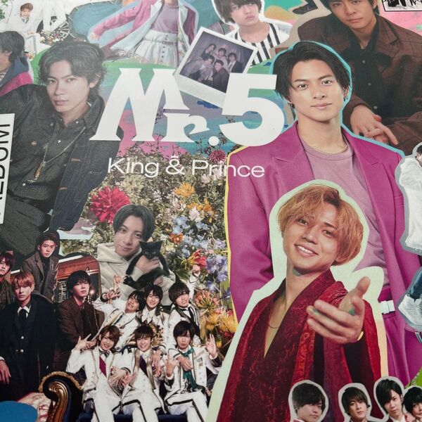 King & Prince Mr.5 「Dear Tiara盤」 (ファンクラブ限定盤) 2CD+DVD 開封済み