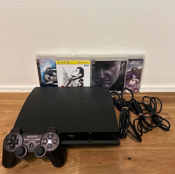 PS3本体 CECH-3000A ブラック+おまけ(ソフト 28本付き)