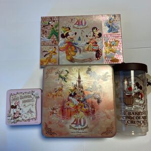 4点セット TDR 40周年 記念グッズ 缶 空き容器 他
