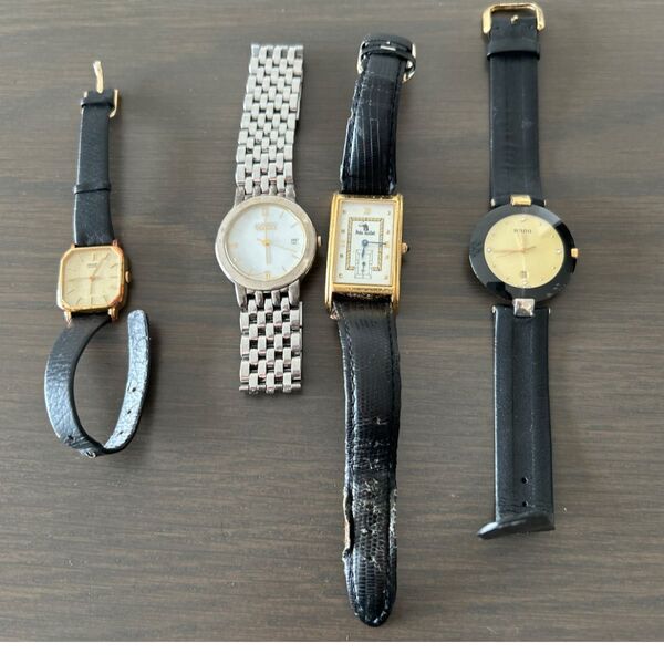 腕時計ラドーダイヤスター、セイコー、ポロマレット、ALFREDO VERSACE中古品 SEIKO 腕時計