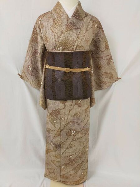 ひ品 正絹 総絞り小紋単品