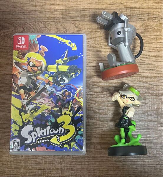 ジャンク Nintendo Switch スプラトゥーン3 amiibo2体