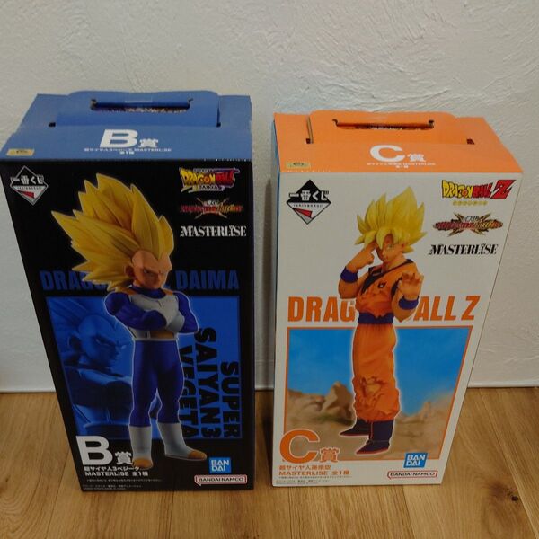 一番くじ ドラゴンボール VSオムニバスCROSS B賞 超サイヤ人3ベジータ C賞 超サイヤ人孫悟空 セット