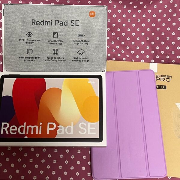 Redmi Pad SE 11インチ メモリー6GB ストレージ128GB ラベンダーパープル Wi-Fiモデル