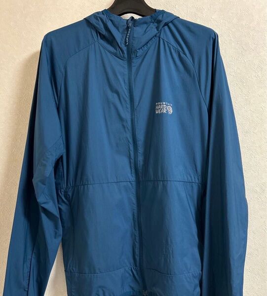 マウンテンハードウェア(MOUNTAIN HARDWEAR)コアエアシェルフーディ メンズSサイズ