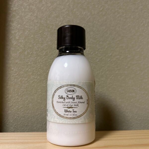 未使用! SABON サボン シルキーボディミルク B ホワイトティー 50ml
