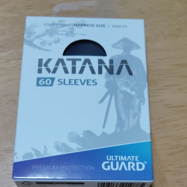 Ultimate Guard (アルティメットガード) Katana スリーブ ジャパニーズサイズ 60枚 カード (ブラック)