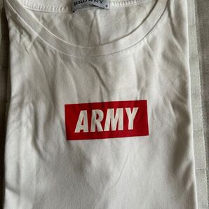 WEGO BROWNY ブラウニー ARMY Tシャツ S 綿100% used