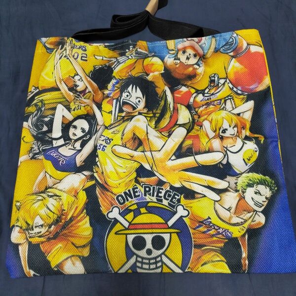 【日本非発売品】ワンピース×LAレイカーズ コラボトート onepiece Lakers