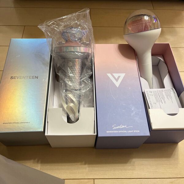 SEVENTEEN 公式ペンライト ver.1 & ver.2 2本セット