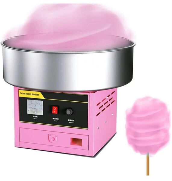 わたがし製造機 110Vわたあめ機 1200Wステンレス鋼 綿菓子製造機 食品グレード素材 市販のコットン キャンディ メーカー