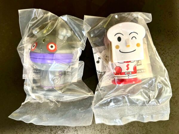 【新品未開封】アンパンマンピコピコマスコットNEW2 しょくぱんまん だだんだん