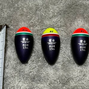 開封済み未使用品 釣士道 15周年記念限定モデル 紫水V 3個セット