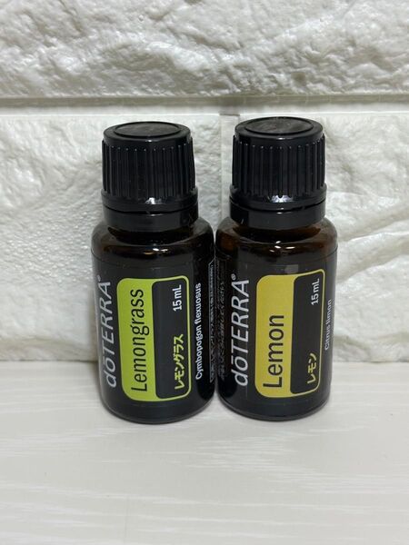 doTERRA ドテラレモングラス15ml & レモン 15ml