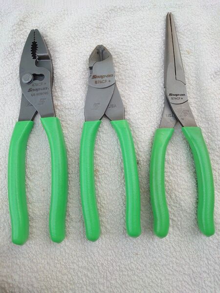 スナップオン Snap-on プライヤー3点セット(47ACF , 87ACF , 97ACF)