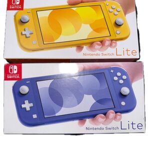 新品 Nintendo Switch Lite イエロー ブルー 2台セット