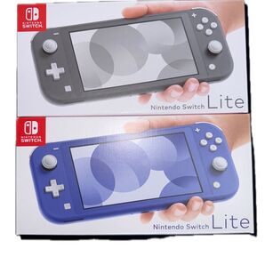 新品 Nintendo Switch Lite グレー ブルー 2台セット
