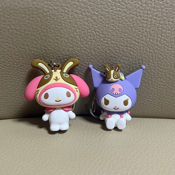 宇佐美 クロミ マイメロディ 立体ラバーキーホルダー サンリオ フィギュア ガチャ