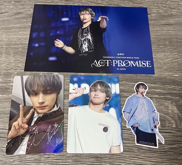 TXT トゥバ ACT:PROMISE JAPAN Blu-ray ヒュニンカイ トレカ ユニバ特典 ポストカード
