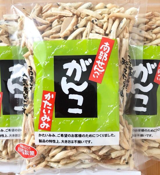 南部せんべい☆ がんこ☆せんべいのみみ☆ ごま 3袋セット