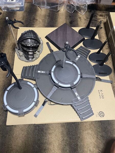 ホットトイズなど 1/6フィギュア 用スタンドセット