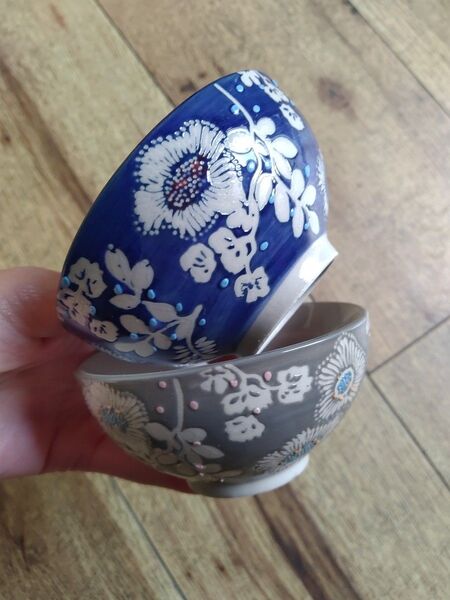 ミニミニお茶碗 小鉢 取り皿 お皿 お茶碗 かわいい おしゃれ マリメッコ風 マリメッコ 北欧 パリ 小料理 日本食