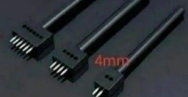 レザークラフト円形丸穴、ピンチ4mm間隔 穴あけポンチ3本セット