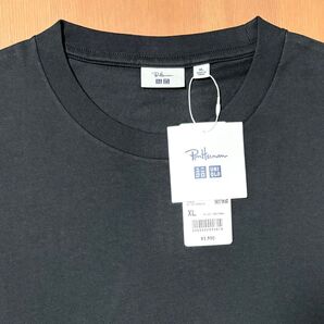 XLサイズ ユニクロ ロンハーマン エアリズムコットンクルーネックT ブラック