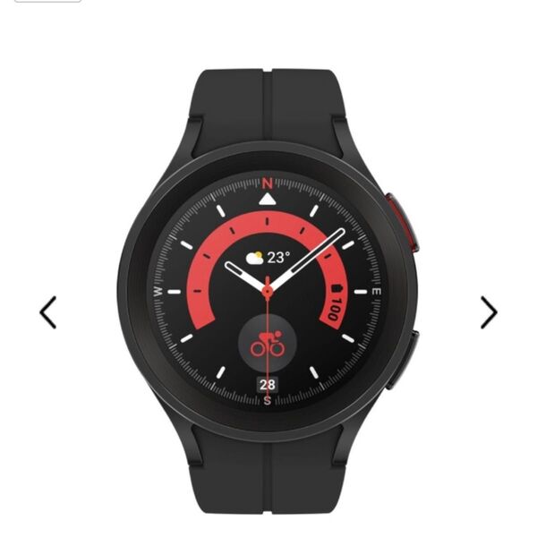 新品 スマートウォッチ Galaxy Watch5 Pro 45mm(Titanium) ブラック SM-R920NZKAXJP