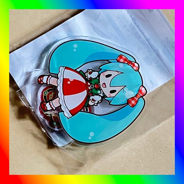 セガラッキーくじオンライン 初音ミク×オシャレ魔女ラブandベリー C賞 アクリルスタンド ラブリーストロベリー