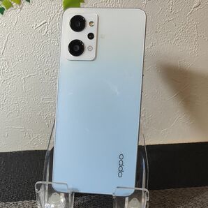 【中古品】OPPO Reno7 A OPG04 au ブルー