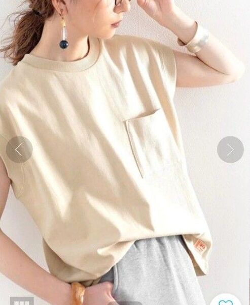 Classical Elf フレンチスリーブTシャツ ベージュ L