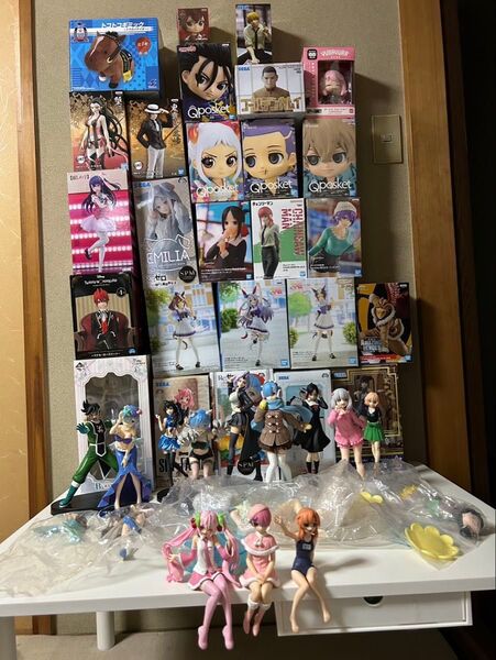 プライズ 一番くじ フィギュア まとめ売り 美少女 ジャンプ 43点 ウマ娘 リゼロ ヒロアカ 鬼滅の刃 ツイステ コナン