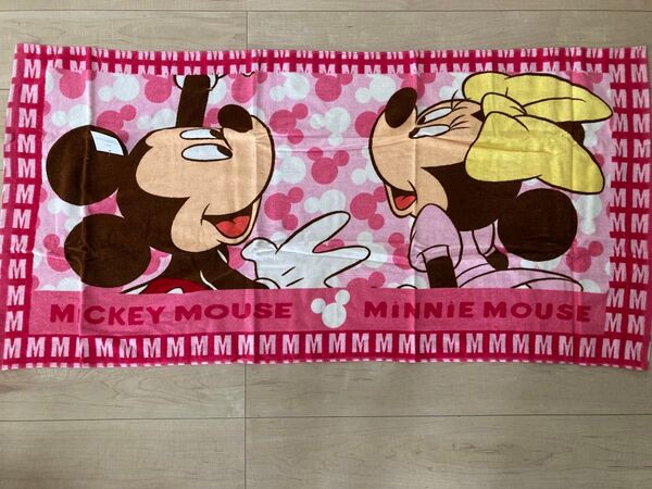 ディズニー バスタオル 約58×120cm ミッキー ミニー TW5000D