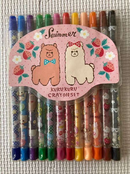 スイマー くるくるクレヨン 12色 GU