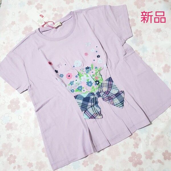 KP☆フラワーブーケ風Tシャツ チュニック