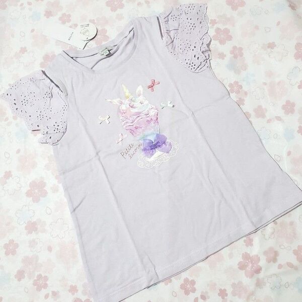 エニィファム☆パフェオフショルTシャツ
