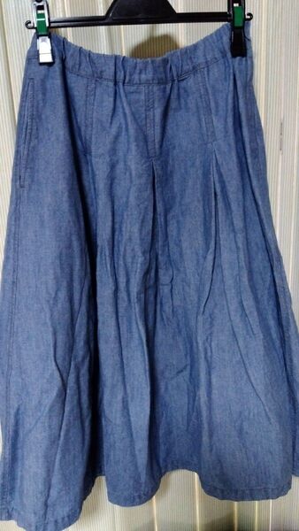 プランテーション スカート シャンブレー【美品】Plantation