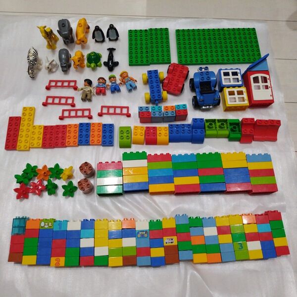 レゴ デュプロ 楽しいどうぶつえん みどりのコンテナスーパーデラックス 2セット まとめ売り ブロック LEGO