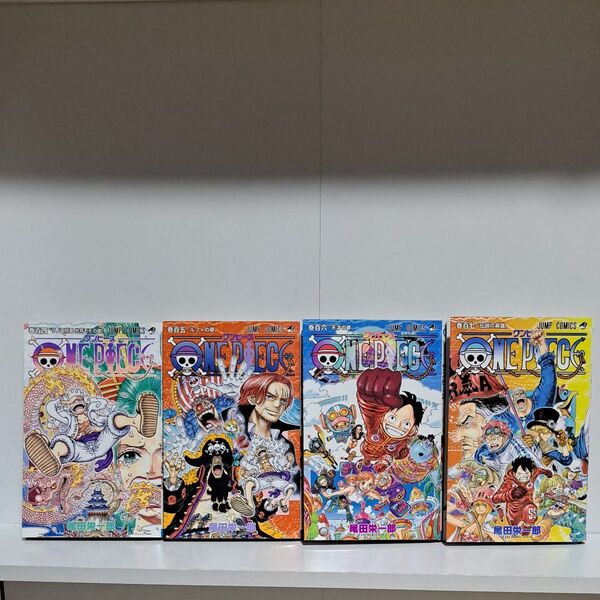 ONE PIECE ワンピース 104巻 105巻 106巻 107巻 4冊セット 漫画 コミック