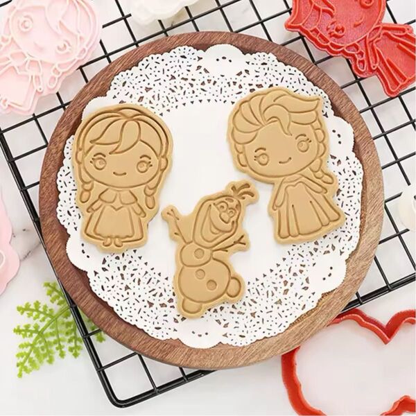 新品未使用◇ ディズニー アナ雪 クッキー型 アナ エルサ オラフ