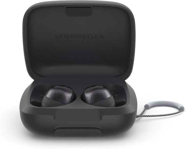 ゼンハイザー Sennheiser ワイヤレスイヤホン MOMENTUM Sport グラファイト 高性能ドライバー 24時間再生