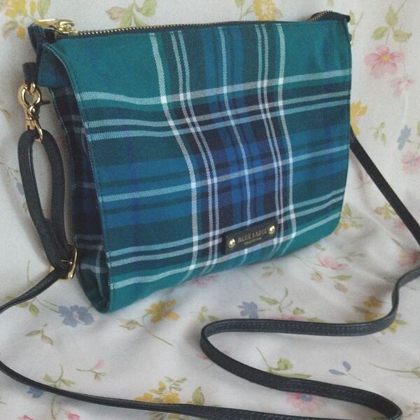 BURBERRY バーバリーブルーレーベル クレストブリッジ ノバ チェック ショルダーバック サコッシュ斜め掛け 日本製