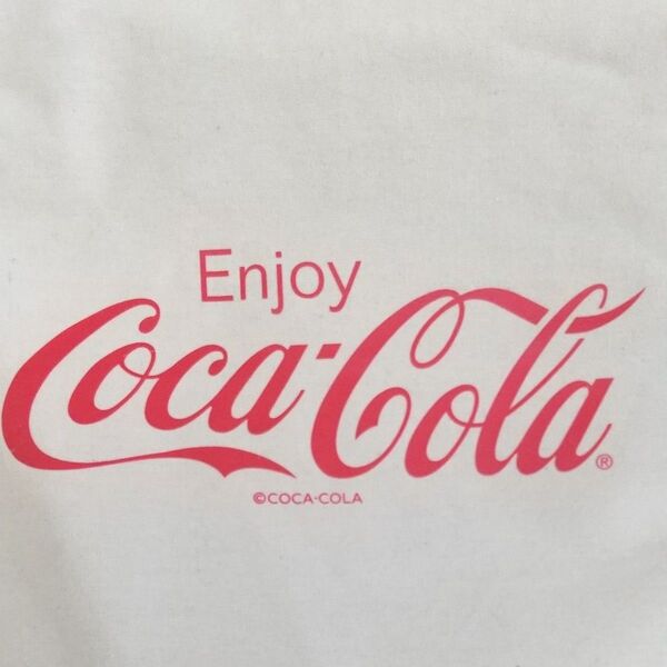 Coca-Cola ショルダーバッグ キャンバス地 トートバッグ エコバッグ 未使用A4可