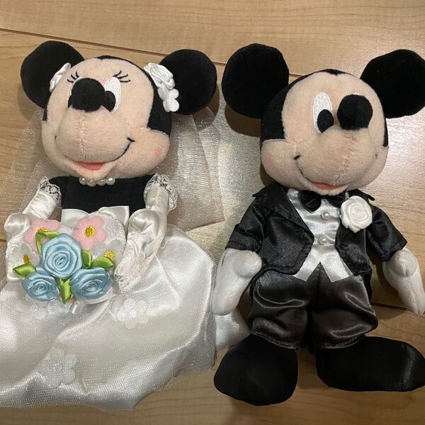 ミッキーミニー ウエディング ぬいぐるみ