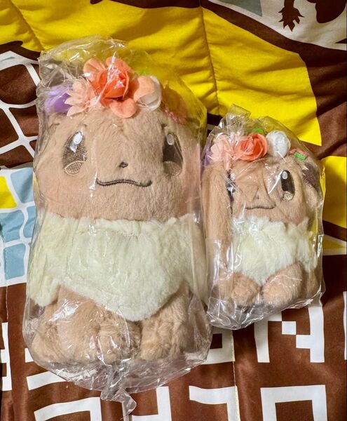 ポケットモンスター Pikachu&Eievui’s Easter ぬいぐるみ マスコット イーブイ 2種セット