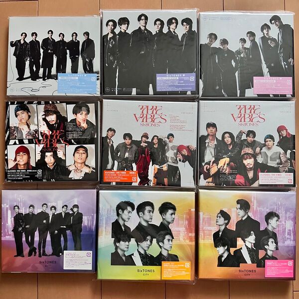 SixTONES the vibes CITY 声 3形態 アルバム まとめ売り